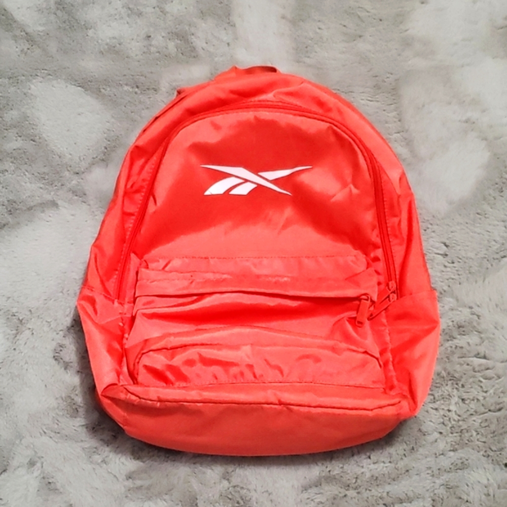 Reebok bright orange backpack